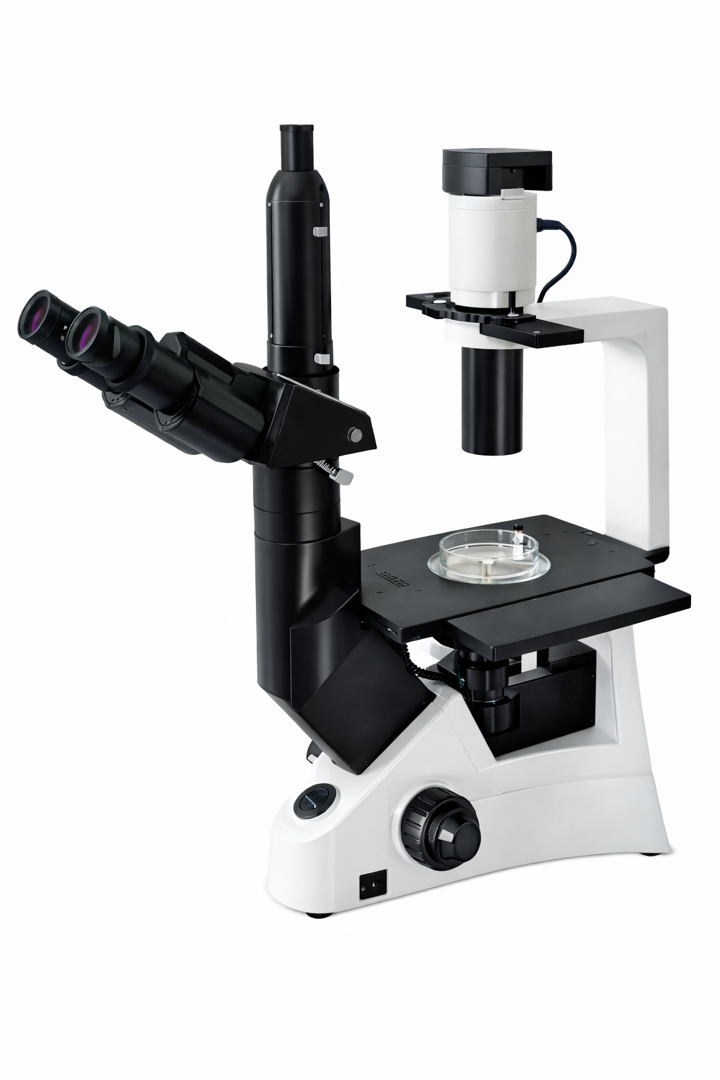 MAGNUS TISSUE CULTURE TRINOCULAR INVERTED MICROSCOPE MODEL : INVI (LED) WITH ACCESSORIES